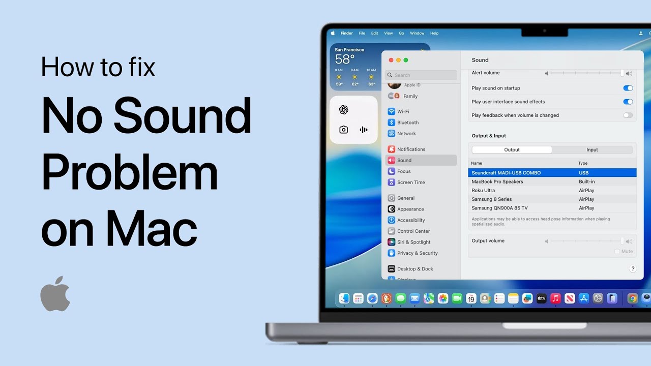 How to Fix No Sound Problem on Mac - Audio Issues Fix